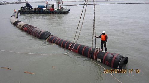 Submerged hose application